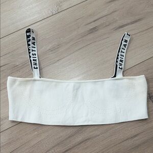 Christian Dior White Bralette